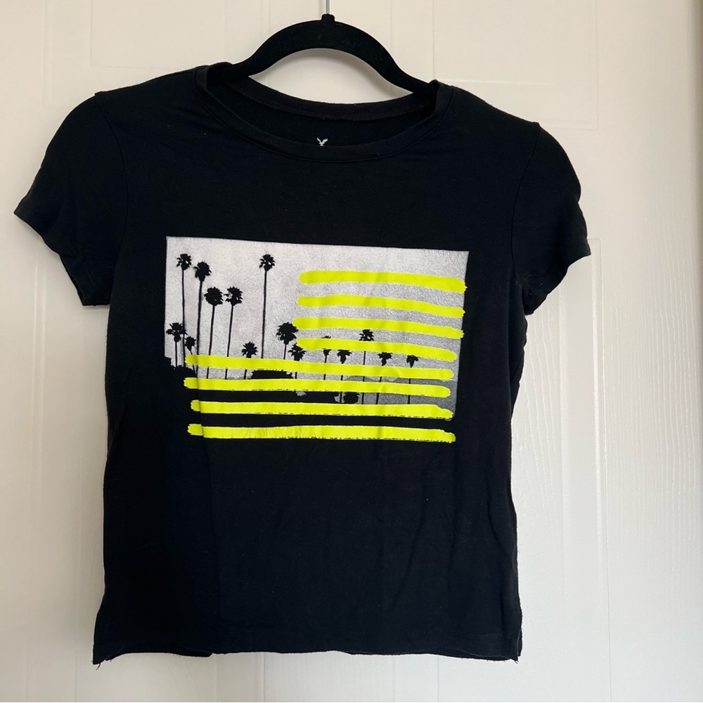 American Eagle Outfitters Soft & Sexy Black T-Shirt